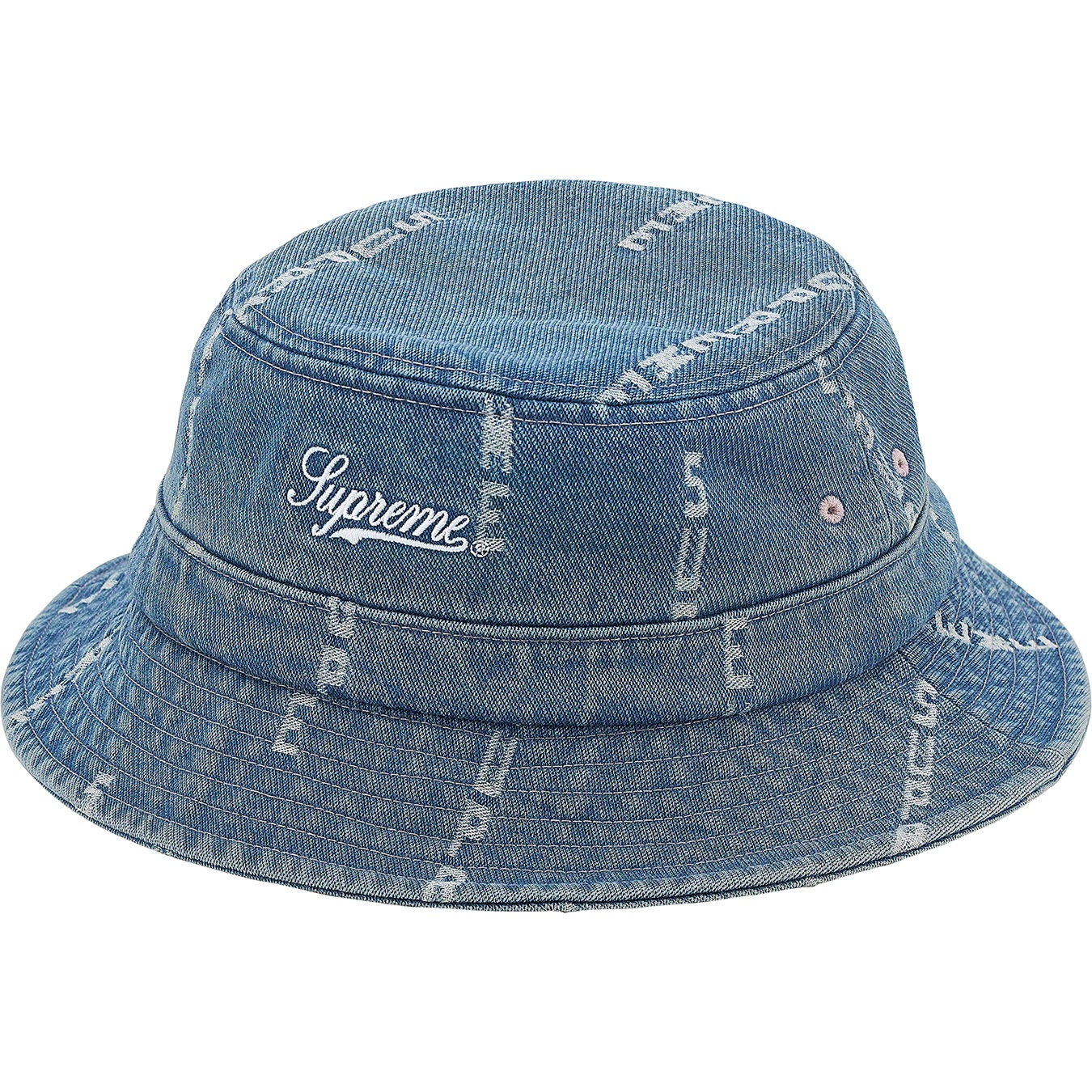 Logo Stripe Jacquard Denim Crusher view 3